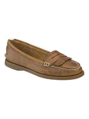 Sperry Avery Tan Leather Kiltie Penny Loafer New without 📦